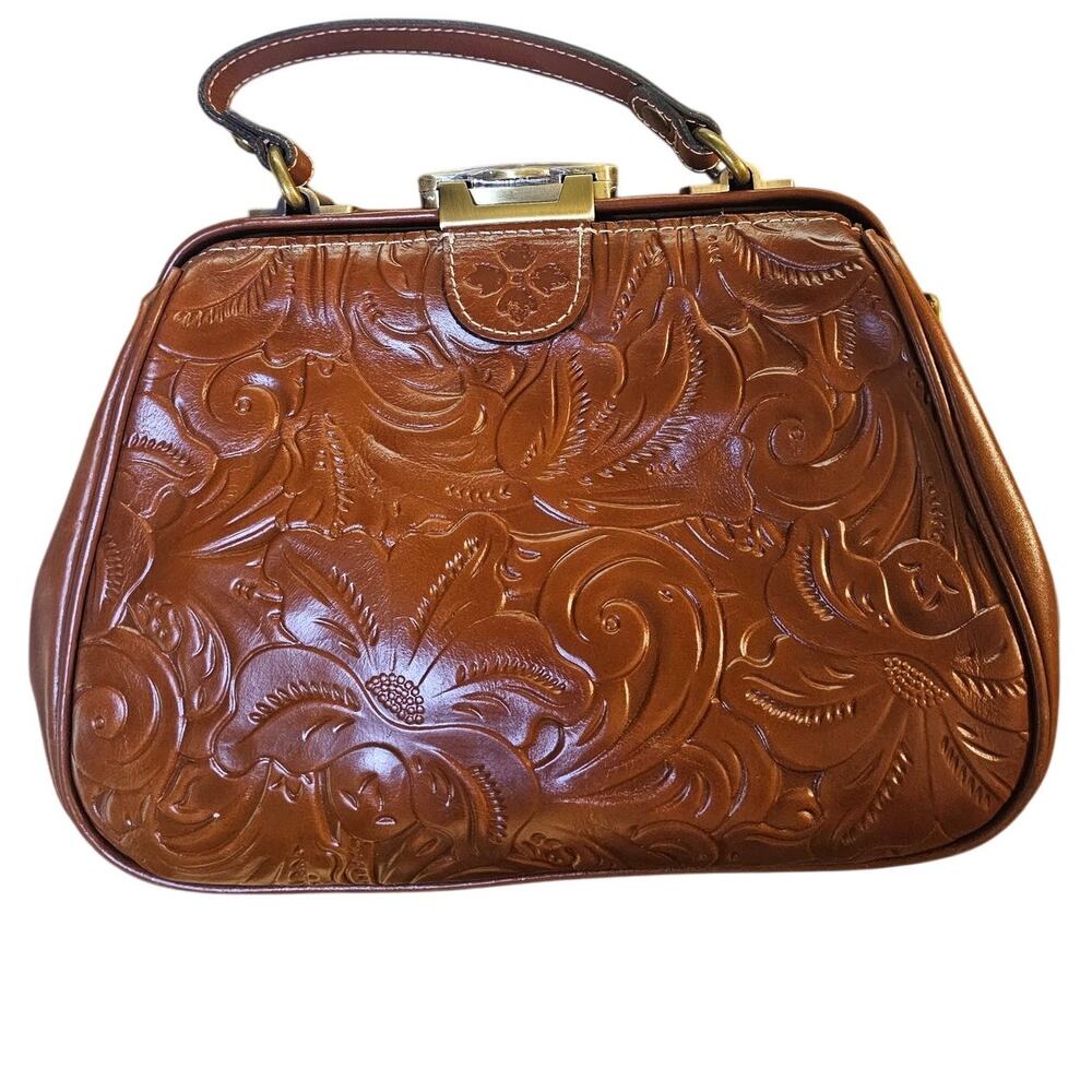 Patricia Nash Embossed Leather Florence "Doctor bag"
